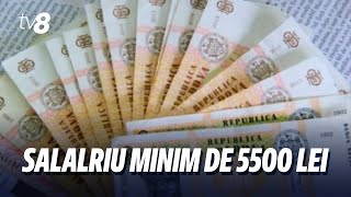 SALARIUL MINIM 5500 DE LEI [upl. by Henigman]