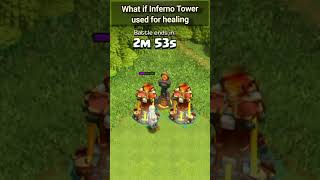 POV What if Inferno Tower was used for healing troops ll Clash of Clans shorts clashofclans coc [upl. by Eudoca]