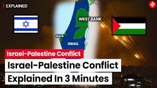 Israel Palestine Conflict 2023 Explained in 3 Minutes  Israel Hamas War [upl. by Krista]