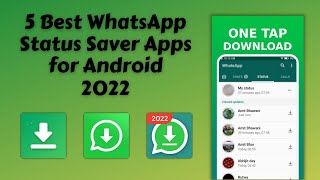 5 Best WhatsApp Status Saver Apps for Android 2022  How to Save WhatsApp Status in gallery [upl. by Hays824]