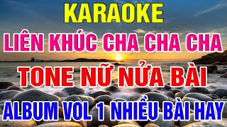 Liên khúc Karaoke CHA CHA CHA Đám Cưới  Tone Nữ Album Vol 1 Nhiều Bài Hay  Beat 2025 [upl. by Tahmosh]