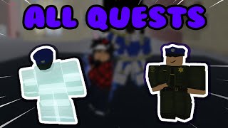 All YBA quests 2021  Your Bizarre Adventure  Roblox [upl. by Suolkcin]