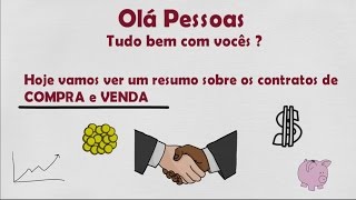 Resumo sobre Contratos de Compra e Venda  Direito em Desenho [upl. by Necyla]