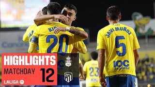 Resumen de UD Las Palmas vs Atlético de Madrid 21 [upl. by Nima723]