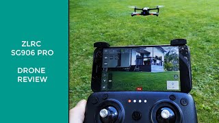 ZLRC SG906 PRO Drone Review  Unboxing  Test video [upl. by Serilda]