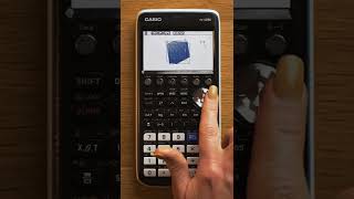 Casio fxCG50 tutorials Graphing Vectors in 3D planes and lines shorts [upl. by Comptom]