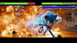 Sonic the Hedgehog 2020 Final Battle with healthbars [upl. by Esbensen]