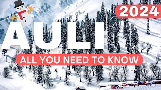 Auli Tourist Places  Auli Travel Guide With Budget  How To Reach Auli Joshimath Uttarakhand [upl. by Ellita]