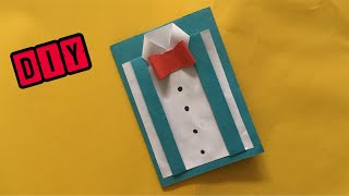 ★ DIY VATERTAGS GESCHENKIDEEN ★ Vatertagskarte  Geburtstagskarte für Männer selber machen [upl. by Emelita341]