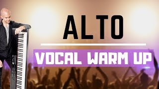 ALTO Vocal Warm Up  Low Female Vocal Range [upl. by Onej122]