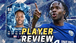 Raheem Sterling ICE FC VERSUS SBC EAFC 24 REVIEW [upl. by Samuella862]