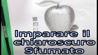 Imparare il Chiaroscuro Sfumato a matita Tutorial [upl. by Anawik]