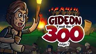 Gideon and the 300  Animated Bible Stories  My First Bible  43 [upl. by Zonnya]