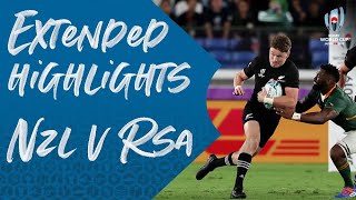 Extended Highlights New Zealand 2313 South Africa  Rugby World Cup 2019 [upl. by Sido]