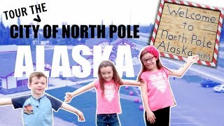 NORTH POLE ALASKA TOUR  WHAT IS IT LIKE TO LIVE IN THE NORTH POLE Somers In Alaska Vlogs [upl. by Autrey]