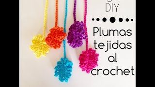 Plumas tejidas al crochet [upl. by Annot541]