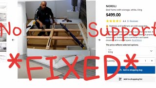 IKEA NORDLI Storage Bed FIX Step by Step  How to [upl. by Hutt555]