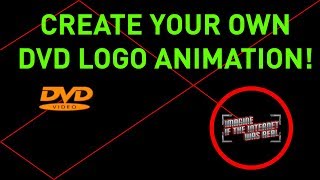 How To Make Your Own Custom Bouncing DVD Logo In Adobe Premiere [upl. by Ahseinod146]