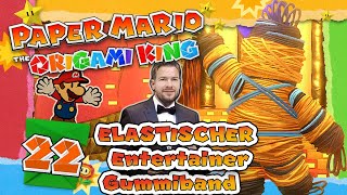 PAPER MARIO THE ORIGAMI KING 📃 22 Vorstellung des elastischen Entertainers Gummiband [upl. by Ahcmis800]