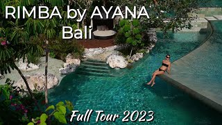 RIMBA Jimbaran BALI by AYANA  FULL TOUR 2023 [upl. by Enirtak]