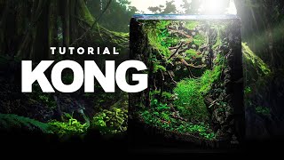 KONG  A Mysterious LowTech Nano Jungle  Aquascape Tutorial for Beginners [upl. by Ayr409]