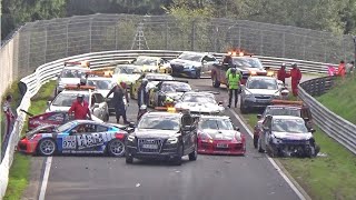 NÜRBURGRING CRASH amp FAIL Compilation  Mistakes Oil Spill Racing Nordschleife Nurburgring [upl. by Nasar297]