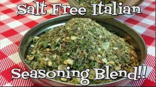 Homemade Salt Free Italian Seasoning Blend Recipe  Italian Seasoning Recipe  Noreens Kitchen [upl. by Hailee]