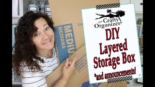 DIY Layered Storage Box [upl. by Neffets]