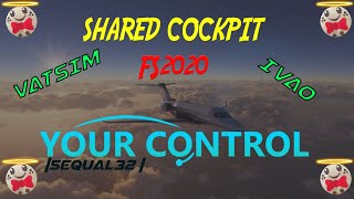 FS2020  How To Share Cockpits In Vatsim And IVAO Using YourControl FREE  Tutorial [upl. by Alor546]