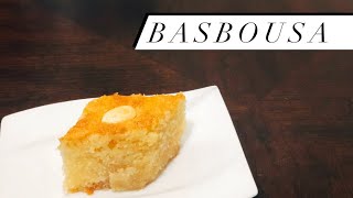 Basbousa Cake  Basbousa Recipe  Easy Basbousa [upl. by Amlas]