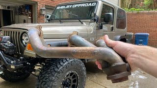 2004 Jeep Wrangler TJ  Exhaust Manifold Replacement [upl. by Goldston]