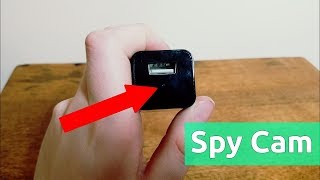 USB Wall Charger Hidden 1080p Spy Camera Review [upl. by Drusus]