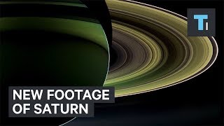 NASA Video Of Saturn With Stunning Real Images From Cassini [upl. by Loni671]