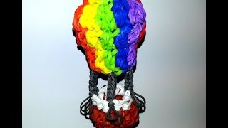 Hot Air Balloon Tutorial by feelinspiffy HOOK ONLY Rainbow Loom [upl. by Mccord]