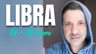 LIBRA Tarot ♎️ REALLY GOOD NEWS  Big Moment amp Realisation 24  30 June Libra Tarot Reading [upl. by Anoid]