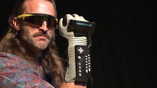 NES Power Glove Demonstration [upl. by Yorgen]