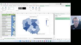 Wykresy na mapie tworzenie kartogramu z podziałem na województwa część I [upl. by Terrance]
