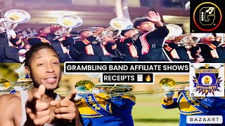 GRAMBLING BAND AFFILIATE SHOWS RECEIPTS 🧾 🔥 [upl. by Anidal]