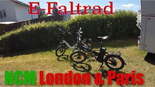 NCM E Bike Faltfahrräder London und Paris Erfahrungsbericht [upl. by Mulderig]