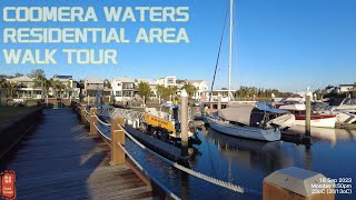 4k Coomera Waters Residential Area Walk Tour  Coomera  Gold Coast  Queensland  Australia [upl. by Bridwell650]