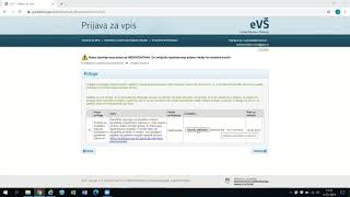 eVS Prijava za vpis Priloge  elektronska oddaja prilog hkrati s prijavo za vpis [upl. by Judi]