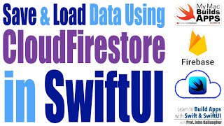 Ch 86 CloudFirestore Save amp Load with SwiftUI Snacktacular app 2024 [upl. by Aynam]