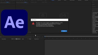 How to Fix after effect crashingProblem in progress [upl. by Notsur]