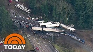 Deadly Amtrak Derailment Train Was Going 80 In A 30 MPH Zone  TODAY [upl. by Cavan]