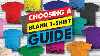 Top Best Blank TShirts For Your Clothing Line [upl. by Ecinereb]