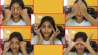 Simple Eye Exercises To Reduce Dark Circles  Dark Circle Remedy  How to get rid of dark circles [upl. by Moses]