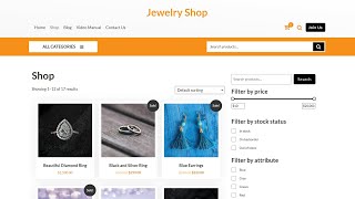 Jewelry Store  Best WordPress WooCommerce Theme [upl. by Winikka162]