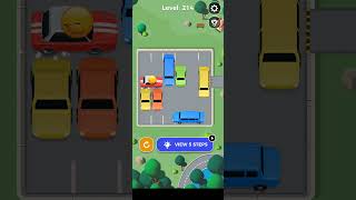 Car parking jam unblock car Level 214 shorts games gaming gameplay [upl. by Ytsim79]