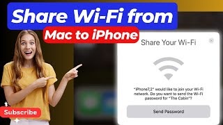 How to Share WiFi from Mac to iPhone or Another Mac  Easy StepbyStep Guide [upl. by Viradis11]