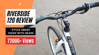 Btwin Riverside 120 Review  Hybrid Cycle  Best Hybrid Under 12000  VeloCrushIndia [upl. by Lehar]